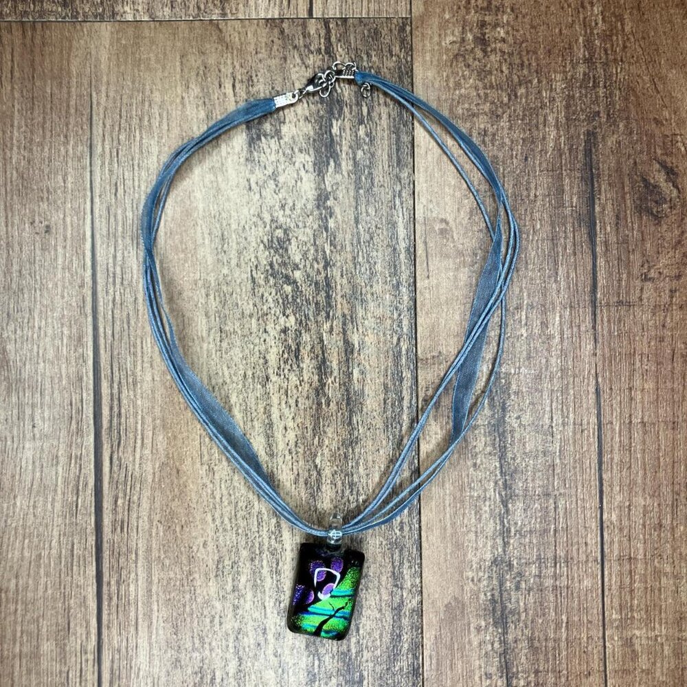 Glass Pendant Necklace
